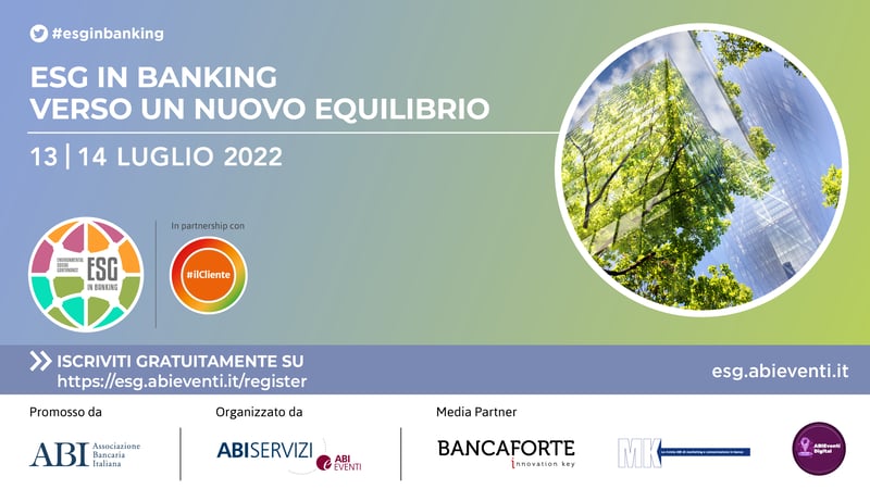 SCS alla seconda edizione di ESG in Banking, 13/07/22