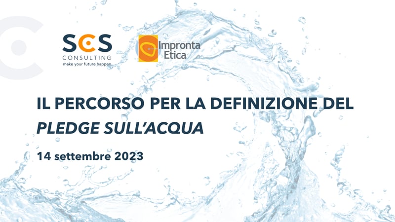 Kick off Pledge sull'acqua, 14/09/2023