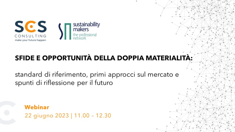 Sfide e opportunità della doppia materialità, 22/06/23