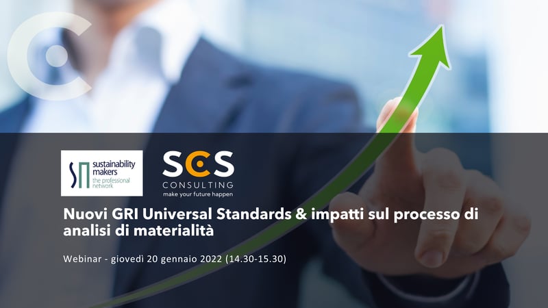 SCS e Sustainability Makers | Nuovi GRI Universal Standards & impatti sul processo di analisi di materialità