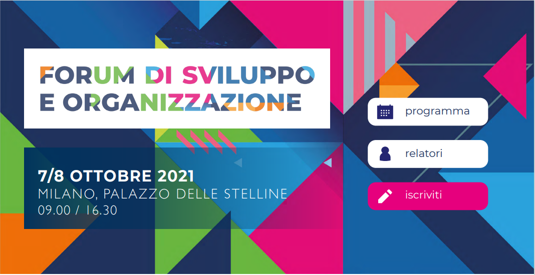 SCS al Forum Sviluppo e Organizzazione 2021