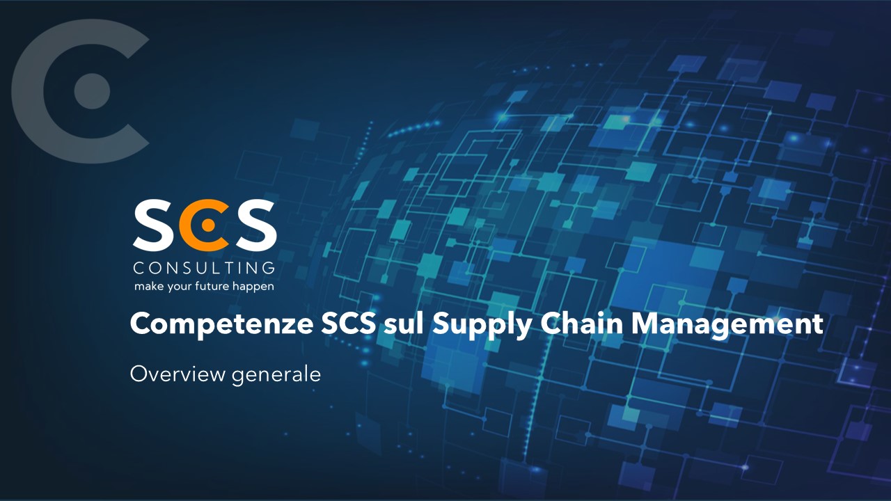 Copertina - Competenze SCS sul Supply Chain Management 
