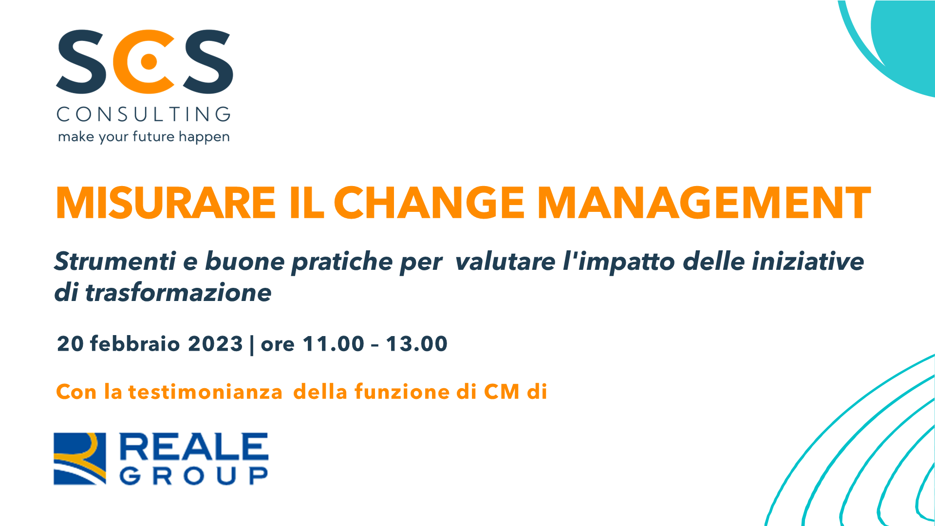 Misurare il Change Management – Workshop SCS - 20/02/23