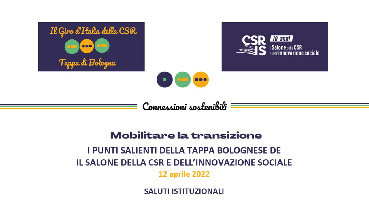 SCS al Salone CSR e dell’innovazione sociale, Report finale