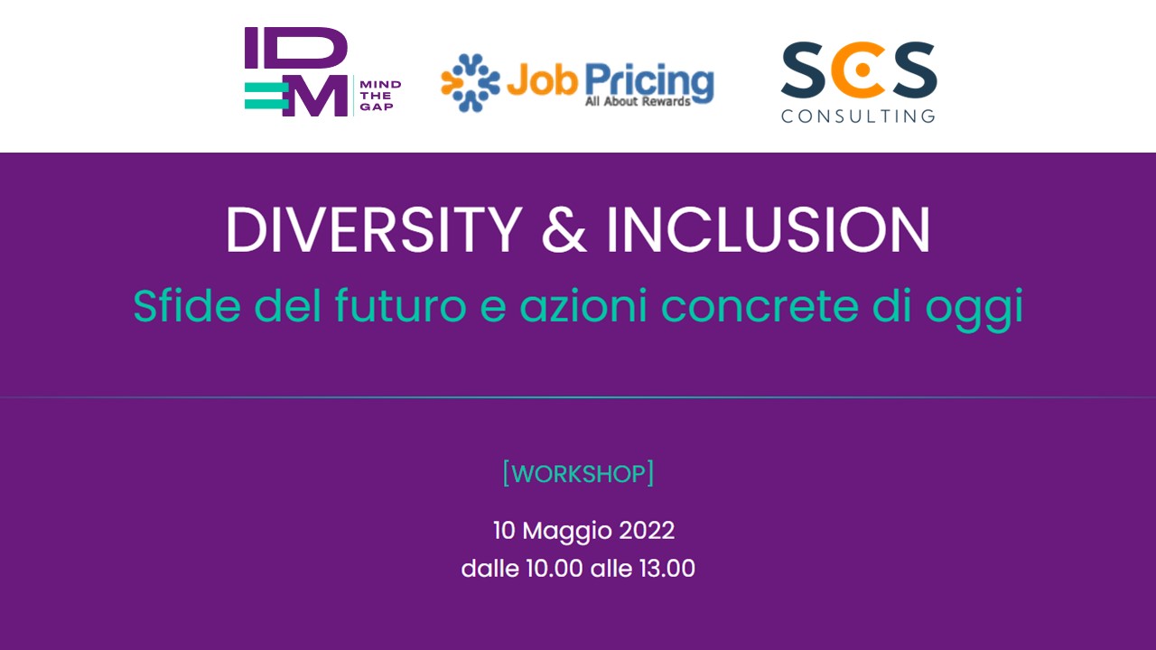 Workshop Diversity & Inclusion 10 maggio 2022