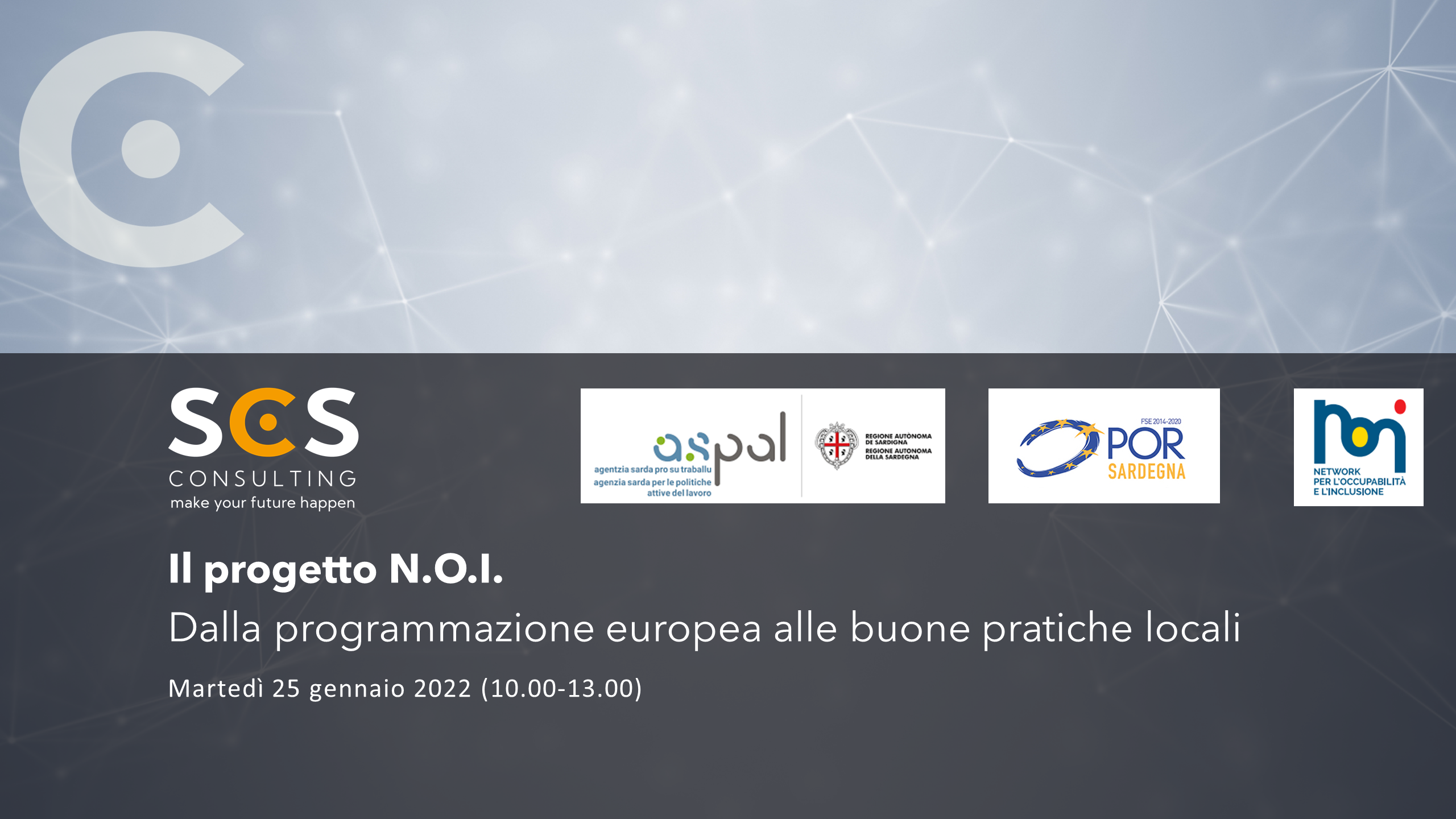 SCS all'evento di ASPAL, N.O.I. Network per l’Occupabilità e l’Inclusione