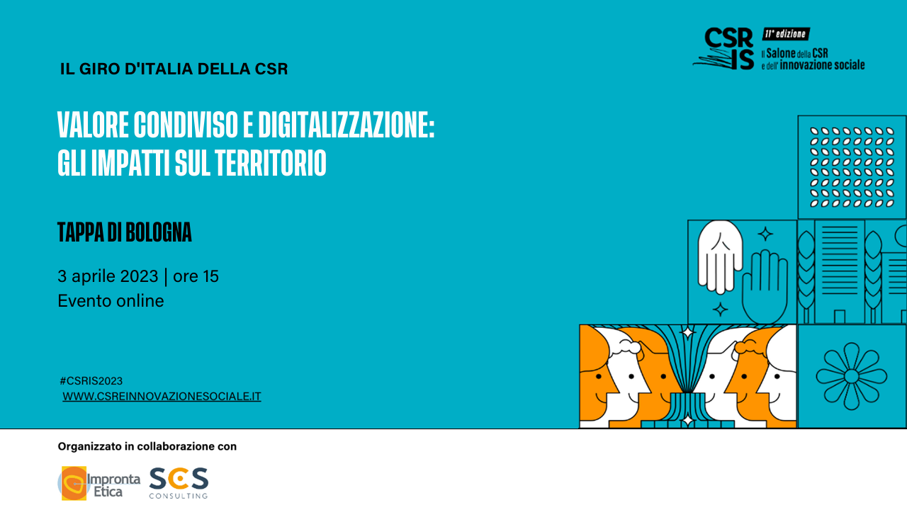 SCS al Salone CSR e dell’innovazione sociale 2023 | Programma Parziale