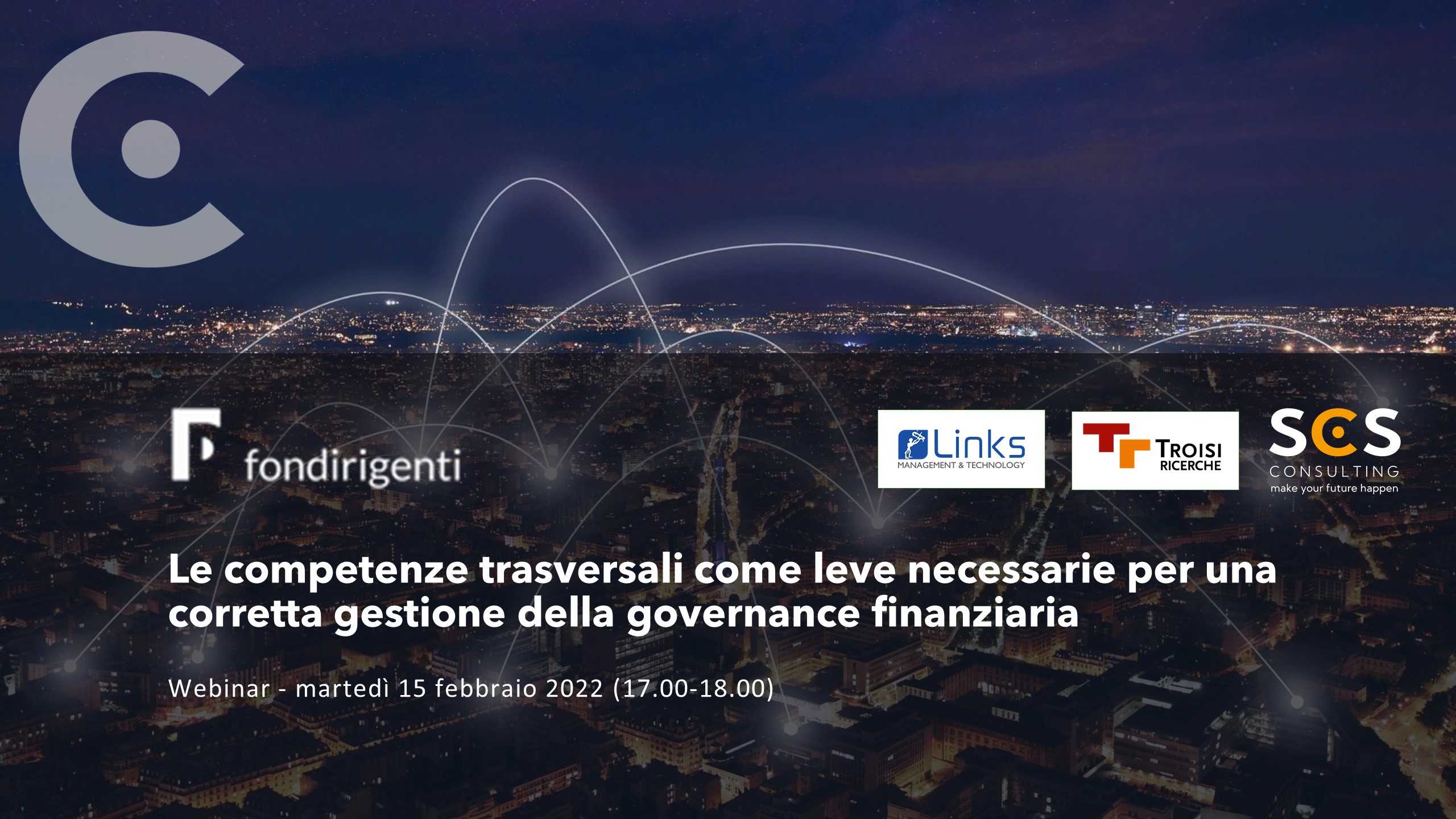 SCS al primo Webinar Fondirigenti sulla Governance Finanziaria